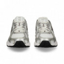 DEPORTIVO MICRO MALLA GRIS+BLANCO