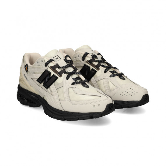 DEPORTIVO PIEL+MALLA NEGRO+BLANCO