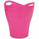 Papelera Ovalada Rosa 2191