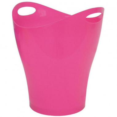 Papelera Ovalada Rosa 2191