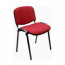 Silla Unisit Dado Tapizada Roja