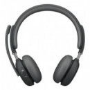 Auriculares con Micrófono Logitech Zone Wireless 2 Negro (981-001436)