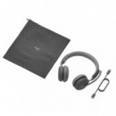 Auriculares con Micrófono Logitech Zone Wireless 2 Negro (981-001436)