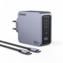 Cargador Ugreen Nexode Pro 160W GaN 3xUSB-C + USB-A (25877)
