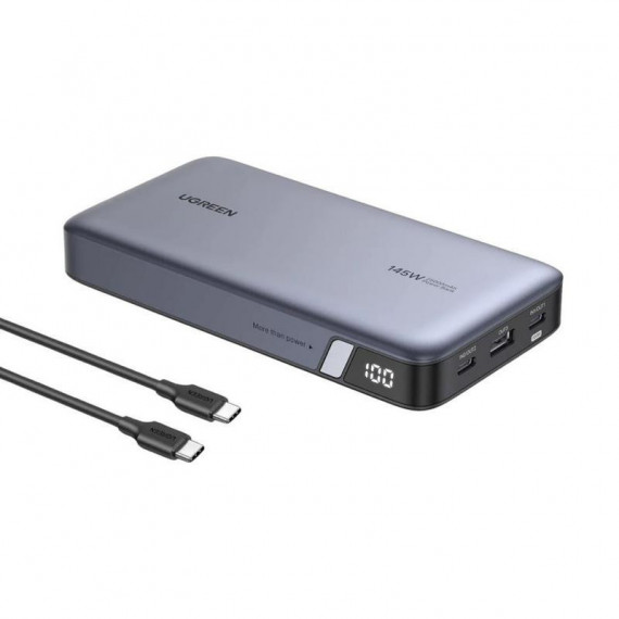 Power Bank Ugreen Externa Nexode 145W 25000mAh Gris (90597A)