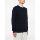 TOMMY HILFIGER - CLASSIC COTTON CABLE CREW NECK - DW5 - F|MW0MW33132/DW5