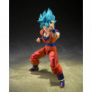 Figura Super Saiyan Son Goku Blue Power Transcending Limits Dragon Ball Super 14,5cm S.H. Figuarts