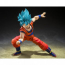 Figura Super Saiyan Son Goku Blue Power Transcending Limits Dragon Ball Super 14,5cm S.H. Figuarts