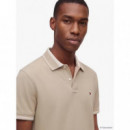 Stripe Undercllr Pique Reg Polo Batique  TOMMY HILFIGER