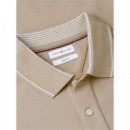 Stripe Undercllr Pique Reg Polo Batique  TOMMY HILFIGER