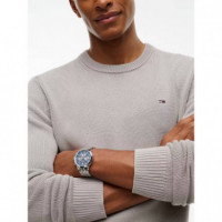 Tjm Slim Ess Sweater Ext Limestone Dust  TOMMY JEANS