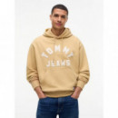 Tjm Rlx New Classic Hoodie Sandy Beige  TOMMY JEANS
