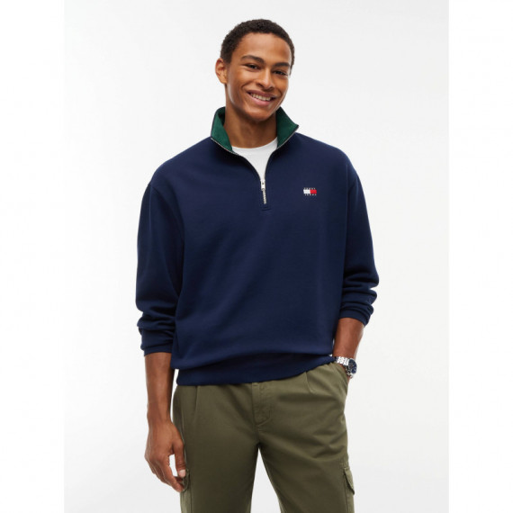 Tjm Rlx Branded Collar Qz Ext Dark Blue  TOMMY JEANS