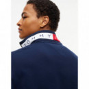 Tjm Rlx Branded Collar Qz Ext Dark Blue  TOMMY JEANS