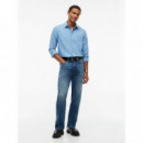 Tjm Reg Dobby Check Shirt Ext Westside B  TOMMY JEANS