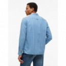 Tjm Reg Dobby Check Shirt Ext Westside B  TOMMY JEANS