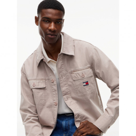 ESSENTIAL OVERSHIRT LIMESTONE DUST