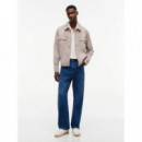 ESSENTIAL OVERSHIRT LIMESTONE DUST