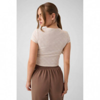 Marilu Allover Jacquard Tee Peony Elegan  GUESS