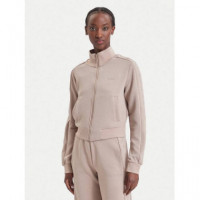 Elsa Full Zip Sweatshirt Summer Clay  GUESS