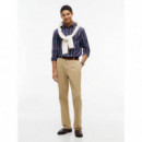 Poplin Ground Stp Rf Shirt Carbon Navy /  TOMMY HILFIGER