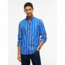 Poplin Ground Stp Rf Shirt Regal Blue /  TOMMY HILFIGER