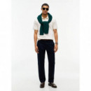 Tonal Vert Stripe Lux Interlock Ivory Pe  TOMMY HILFIGER