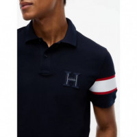 Rwb Capsule Reg Polo Navy Blue  TOMMY HILFIGER