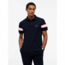 Rwb Capsule Reg Polo Navy Blue  TOMMY HILFIGER
