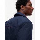 PACKABLE LW SHIRT JACKET NAVY BLUE