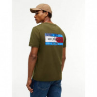 Brand Love Back Flag Graphic Tee Huntsma  TOMMY HILFIGER