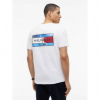 Brand Love Back Flag Graphic Tee White  TOMMY HILFIGER