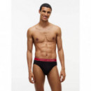 3P Brief Wb B//autn Orange/medium Red/sk  TOMMY HILFIGER