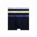 3P Trunk Wb Nb//light Daff/blue Jean/cha  TOMMY HILFIGER