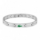 PULSERA STENCIL PLATEADA