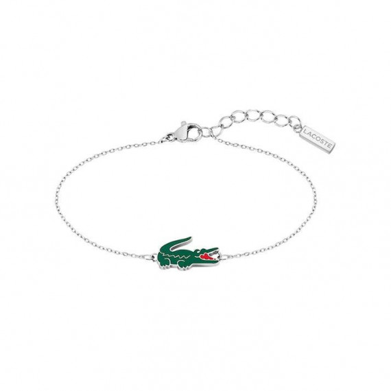 Pulsera Steel Cocrodile Plateada  LACOSTE