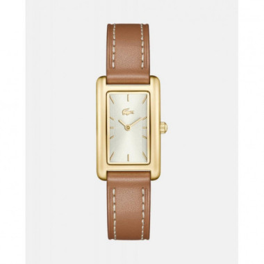 Reloj Croisette C/cuero Marron  LACOSTE