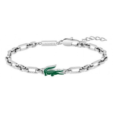 Pulsera Arthor Plateada  LACOSTE