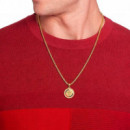COLLAR COMPASS DORADO