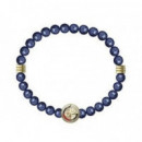 PULSERA COMPASS CUENTAS AZULES