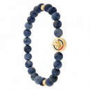 PULSERA COMPASS CUENTAS AZULES