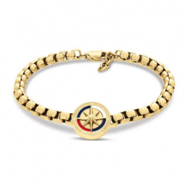PULSERA COMPASS DORADA