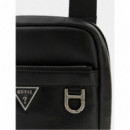 GUESS Bandolera Monaco Negra Hmmose P6159-BLA