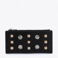 LOLA CASADEMUNT Cartera con Tachas de Oro LS2612015-00N