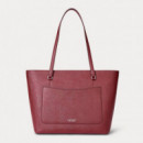 Bolso tote Karly mediano de piel cruzada
