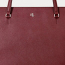 Bolso tote Karly mediano de piel cruzada
