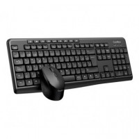 Kit Teclado + Raton COOLBOX Inalambrico COO-KTR-03W Negro