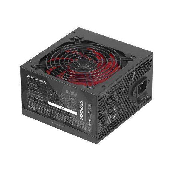 Fuente Alimentacion MARS GAMING MPIII650 650W 80+ Bronze Pfc Activo