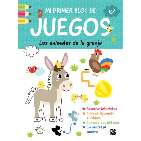 Primer Bloc Juegos Animales Granja   2026