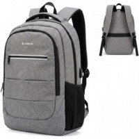 SUBBLIM Mochila City Plus 26L Gris Puerto Usb/ Repelente Al Agua/ Reflectante/ Cinta para Trolley
